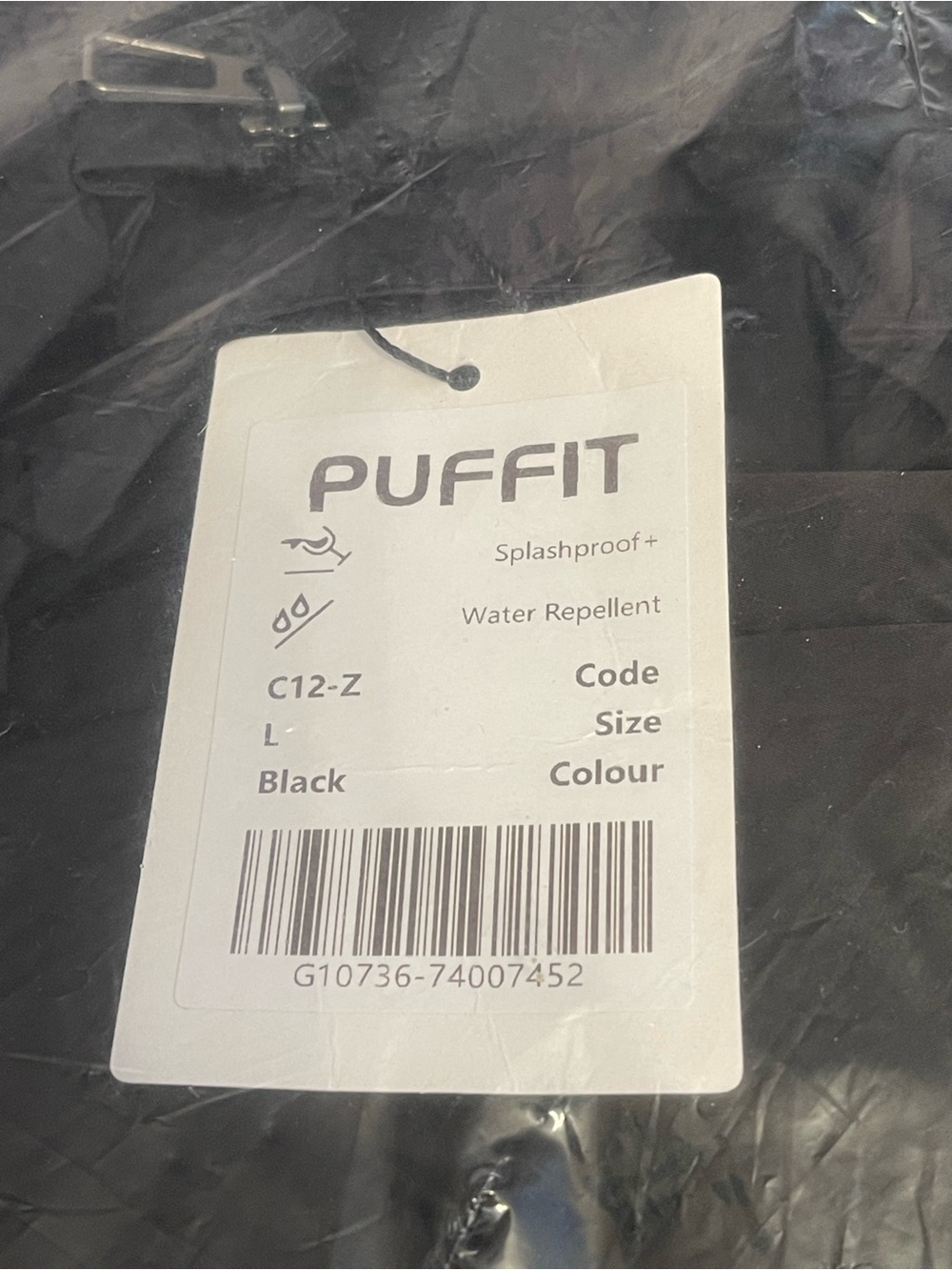 Puffit London Hooded Black Long Puffer Vest - Picture 15 of 16